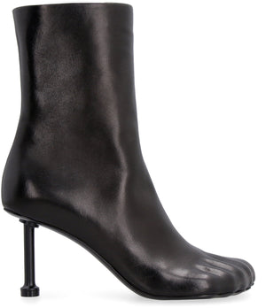 Fetish leather ankle boots-1